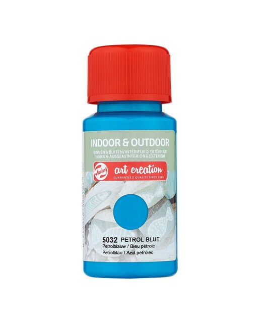 Frasco de Tinta para Interior e Exterior de 50 ml - Azul Petróleo Azul-petróleo-1
