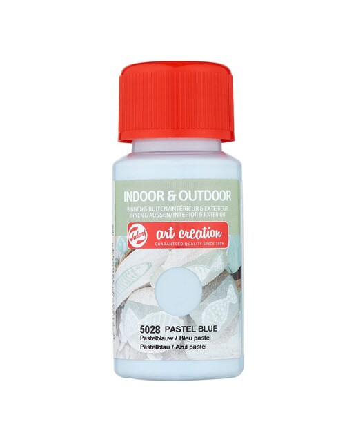 Frasco de Tinta para Interior e Exterior de 50 ml - Azul Pastel Azul-pastel-1