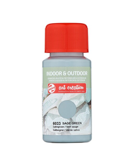 Frasco de Tinta para Interior e Exterior de 50 ml - Verde Salva Verde Sálvia-1