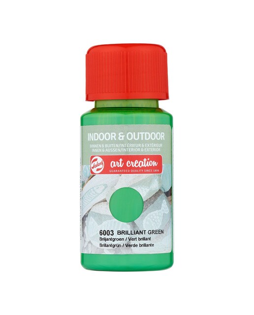 Frasco de Tinta para Interior e Exterior de 50 ml - Verde-Brilhante Verde-1