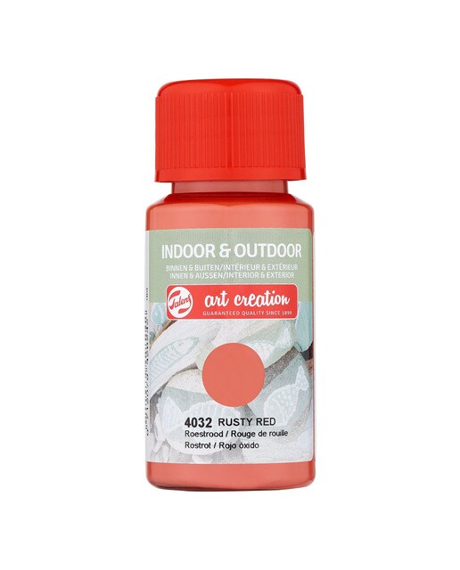 Frasco de Tinta para Interior e Exterior de 50 ml - Vermelho Óxido Vermelho Óxido-1