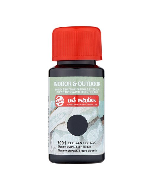 Frasco de Tinta para Interior e Exterior de 50 ml - Preto Elegante Preto-1