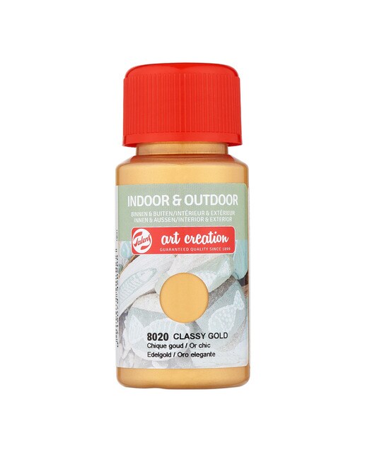Frasco de Tinta para Interior e Exterior de 50 ml - Dourado Elegante Ouro-1