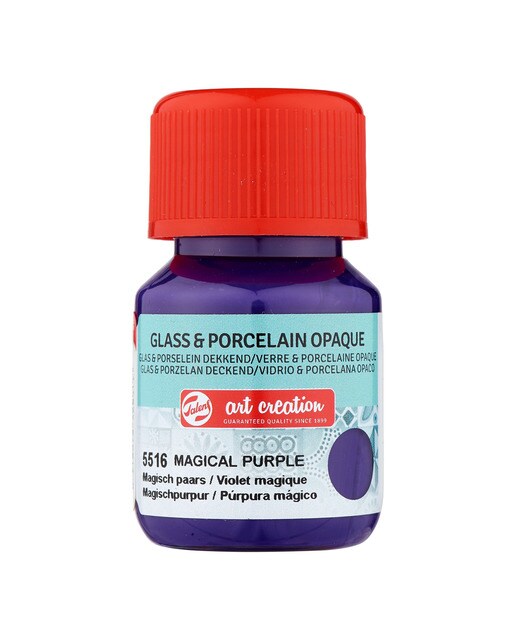 Frasco de Tinta Opaca para Vidro e Porcelana de 30 ml - Púrpura Mágico Púrpura-1