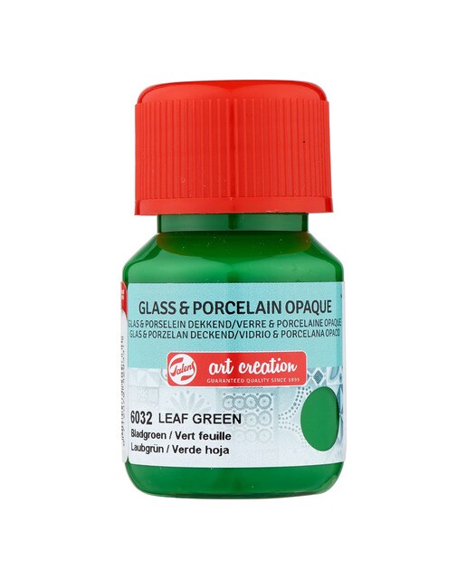Frasco de Tinta Opaca para Vidro e Porcelana de 30 ml - Verde Folha Verde-1