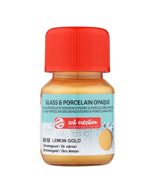 Frasco de Tinta Opaca para Vidro e Porcelana de 30 ml - Dourado Limão Ouro-1