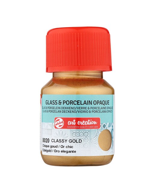 Frasco de Tinta Opaca para Vidro e Porcelana de 30 ml - Dourado Elegante Ouro-1