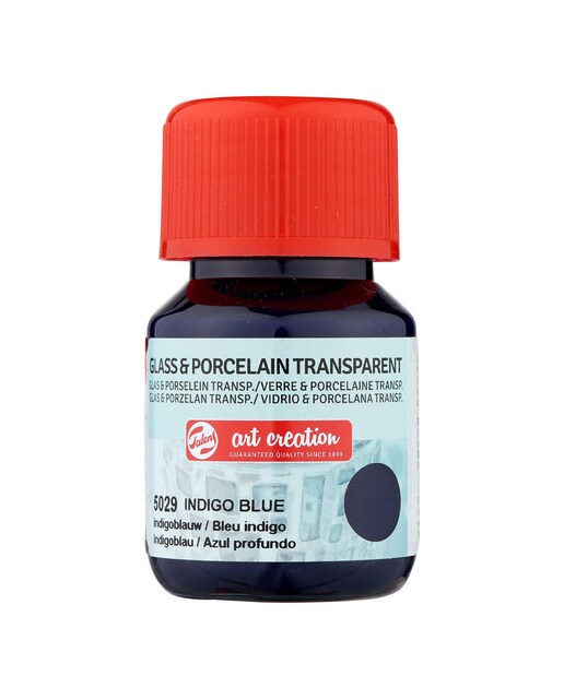 Imagem 0 de Frasco de Tinta Transparente para Vidro e Porcelana de 30 ml Art Creation Azul Profundo