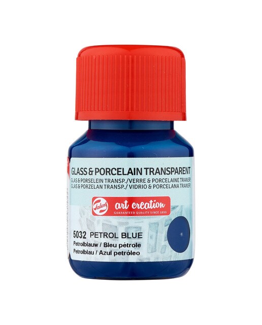 Imagem 0 de Frasco de Tinta Transparente para Vidro e Porcelana 30 ml - Azul Petróleo