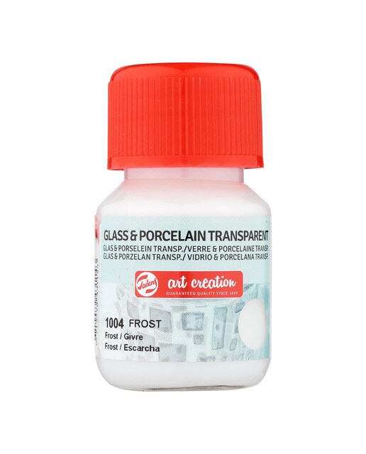 Frasco de Tinta Transparente para Vidro e Porcelana de 30 ml - Geada 1