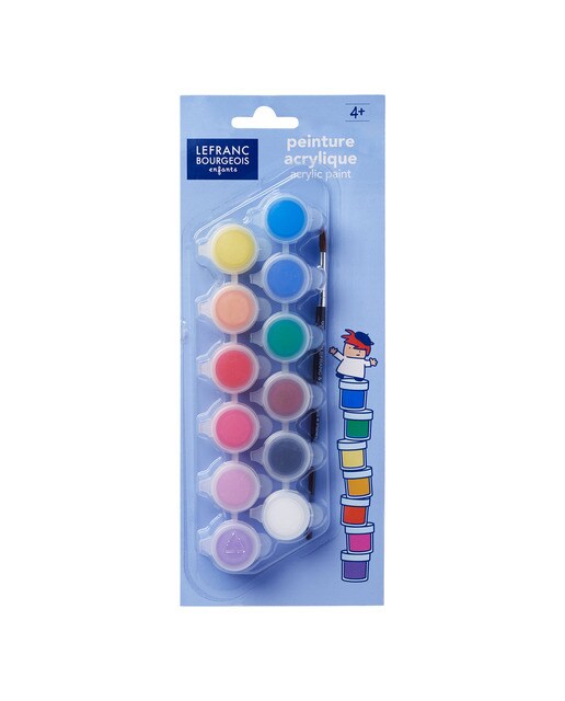 Conjunto de 12 cores de tinta acrílica de 5 ml 1