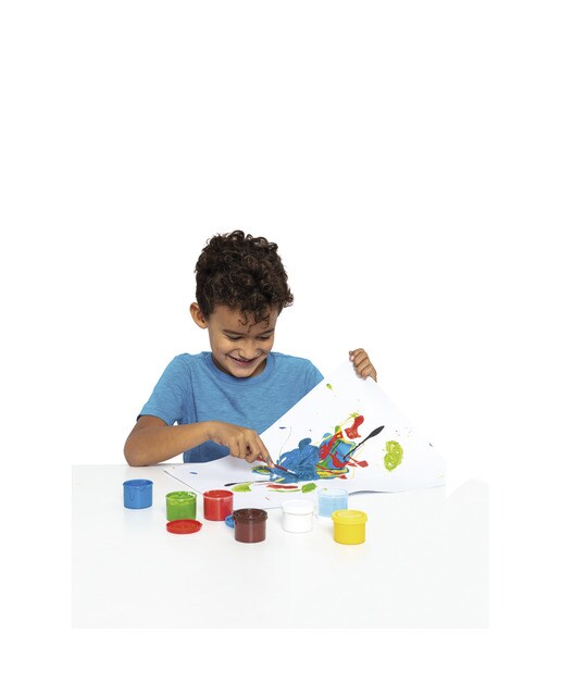 Têmpera Escolar Estojo 5 Frascos 35 ml - Artigo Sortido. Envio realizado de forma aleatória Multicolor-5