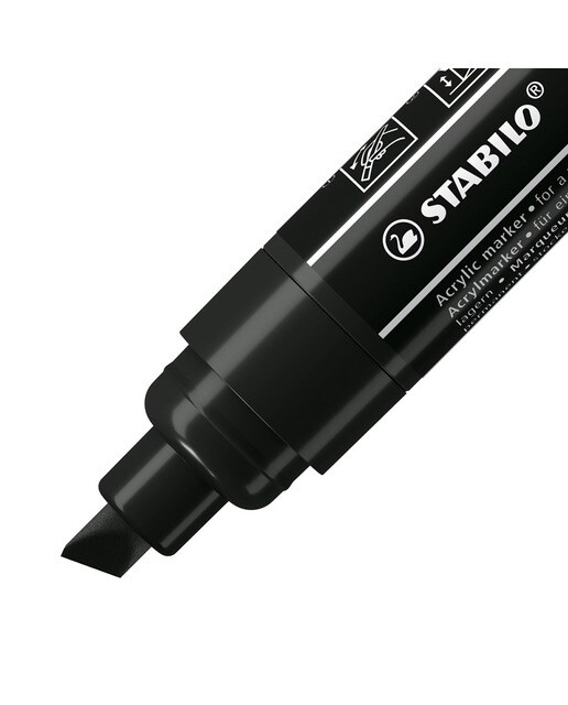 Estojo com 3 Marcadores Acrílicos FREE T100, T300 e T800C Preto 4