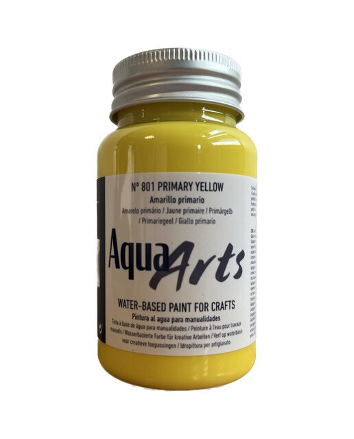Frasco de Tinta para Trabalhos Manuais de 100 ml - Amarelo-Primário Amarelo primário-1