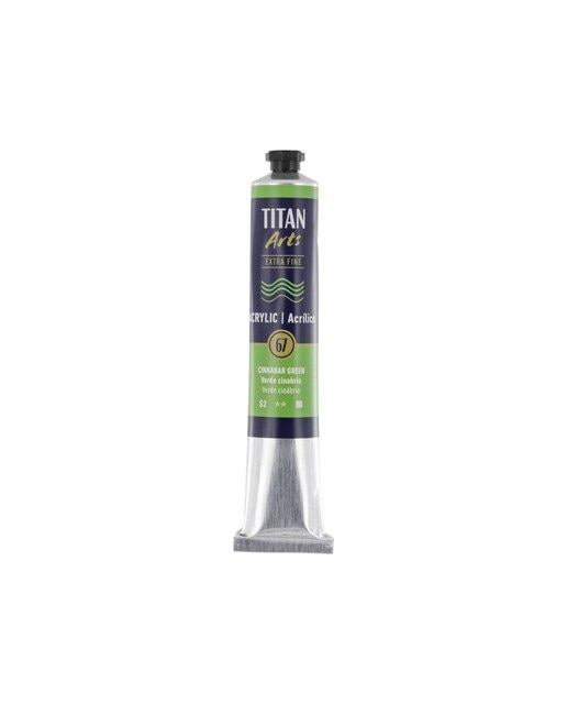 Tubo de Tinta de Acrílica Extra Fine 60 ml - Verde Cinábrio Verde Cinábrio-1