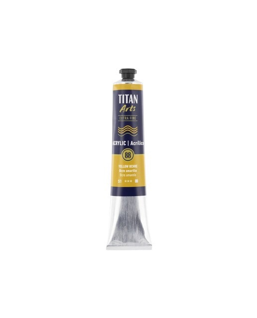 Tubo de Tinta Acrílica Extra Fine 60 ml - Ocre Amarelo Ocre Amarelo-1