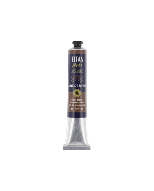 Tubo de Tinta Acrílica Extra Fine 60 ml - Terra Siena Torrada Terra de Siena Torrada-1