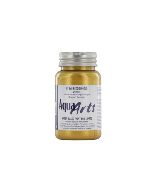 Frasco de Tinta para Trabalhos Manuais de 100 ml - Dourado Avermelhado Dourado Avermelhado-1