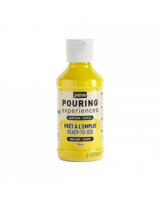 Pouring fluido 118 ml Pebeo amarelo 1