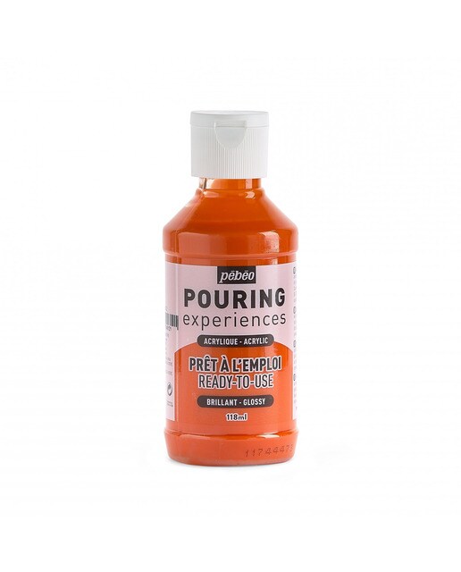 Líquido de enchimento 118 ml Pebeo laranja 1