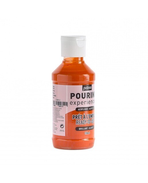 Líquido de enchimento 118 ml Pebeo laranja 4