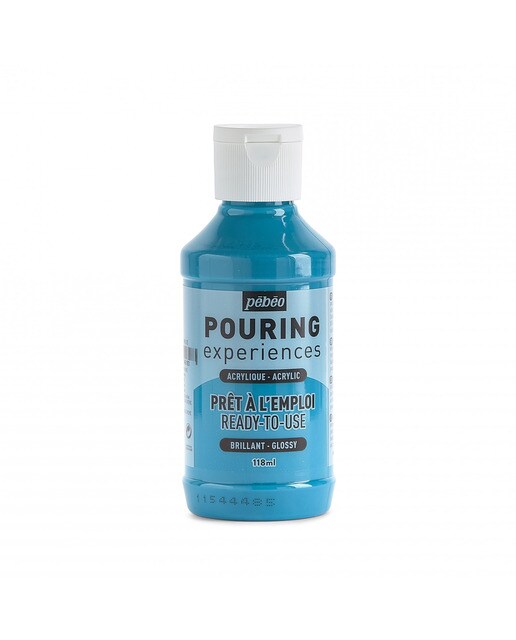 Pouring fluido 118 ml Pebeo turquesa 1