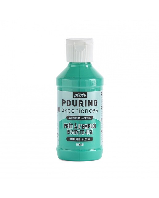 Pouring fluido 118 ml Pebeo agua verde 1