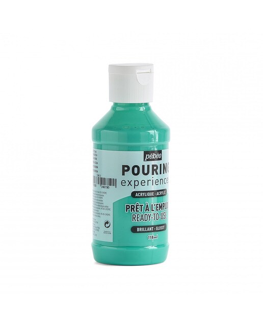 Pouring fluido 118 ml Pebeo agua verde 4
