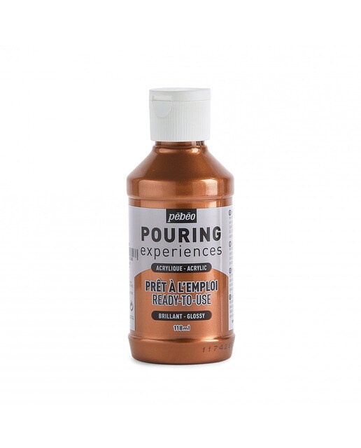 Fluido de enchimento 118 ml Cobre metalizado Pebeo 1
