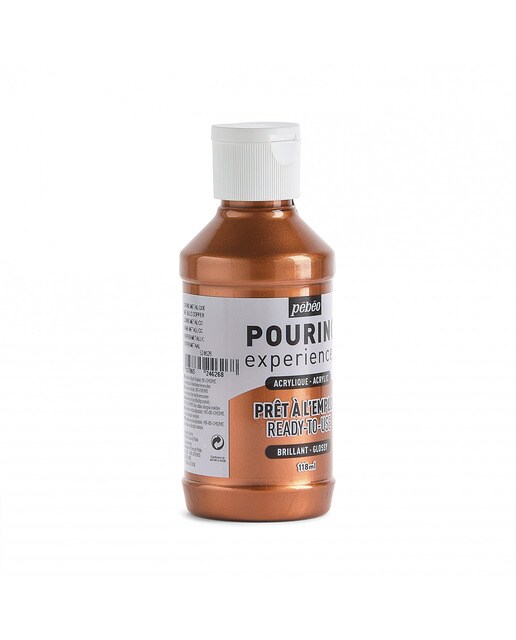 Fluido de enchimento 118 ml Cobre metalizado Pebeo 4