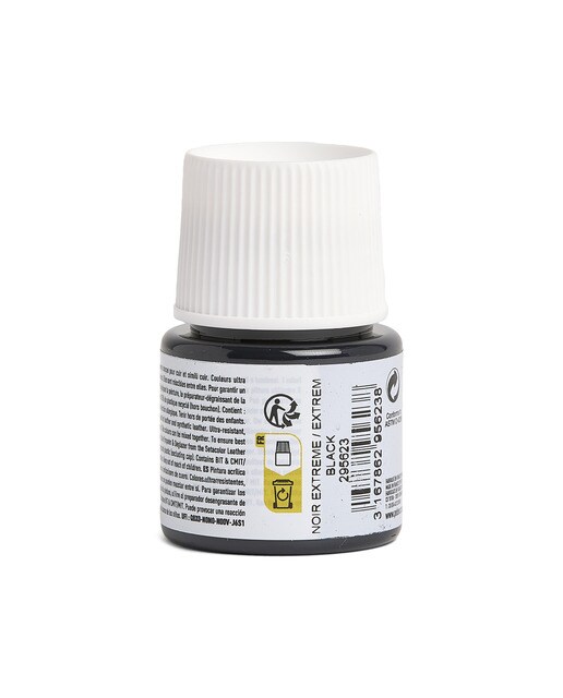Tinta para couro 45ml Pebeo Extreme Black 3