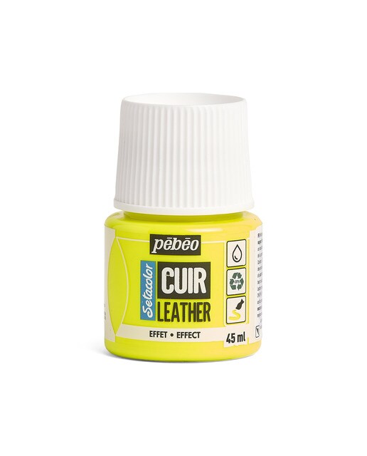 Tinta para Pele 45ml Pebeo Amarelo Fluor 1
