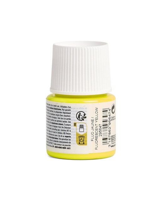 Tinta para Pele 45ml Pebeo Amarelo Fluor 3