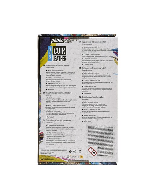 Conjunto de seleção Pebeo setacuero 3