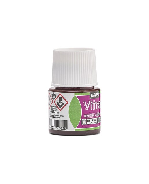 Tinta transparente para vitrais 45ml Pebeo rosa fúcsia 4
