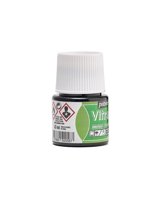 Tinta Vitrail Trasparente 45ml Pebeo Verde Vivo 4