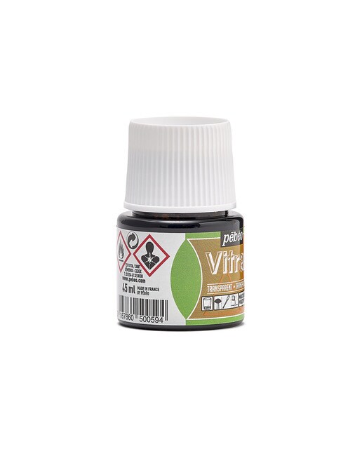 Tinta Vitrail Trasparente 45ml Pebeo Castanho Ambar 4