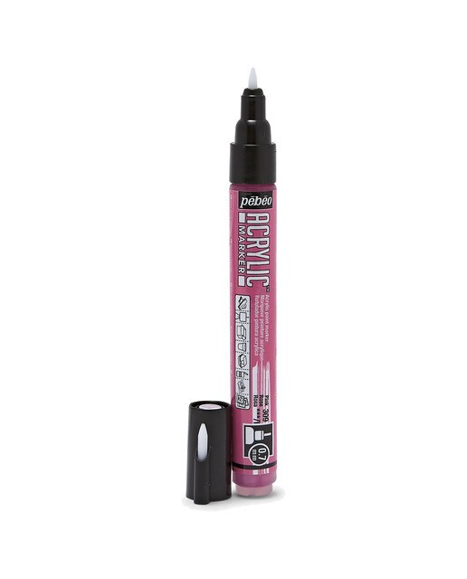 Marcador acrilico 0,7mm Pebeo rosa Rosa-4