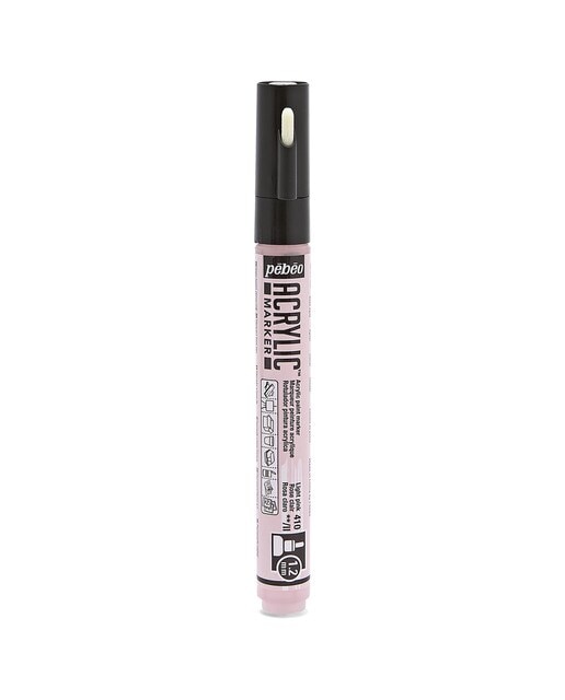 Marcador acrilico 1,2mm Pebeo rosa claro Rosa-claro-1