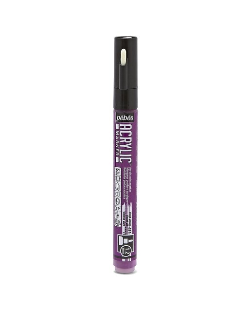 Marcador acrilico 1,2mm Pebeo violeta vivo Violeta-Vivo-1