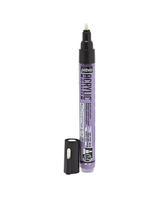 Marcador acrilico 1,2mm Pebeo violeta claro Violeta-Claro-2
