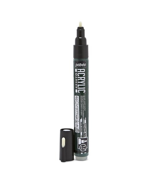 Marcador acrilico 1,2mm Pebeo verde escuro Verde-escuro-2