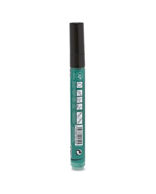 Marcador acrilico 1,2mm Pebeo verde esmeralda Verde-esmeralda-4