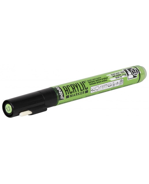Marcador acrílico 1,2 mm Pebeo verde água Verde-claro-3