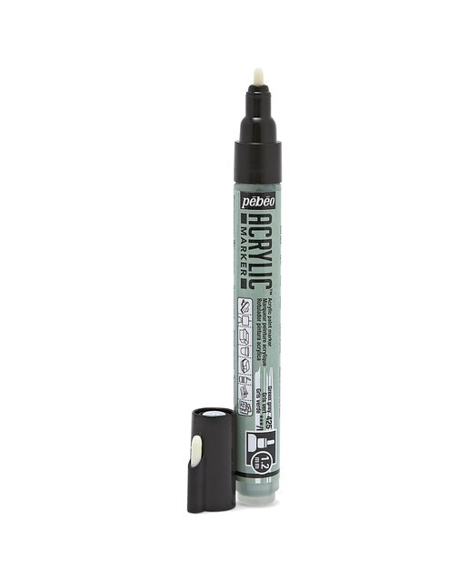 Marcador acrilico 1,2mm Pebeo cinza verde Cinzento/Verde-2