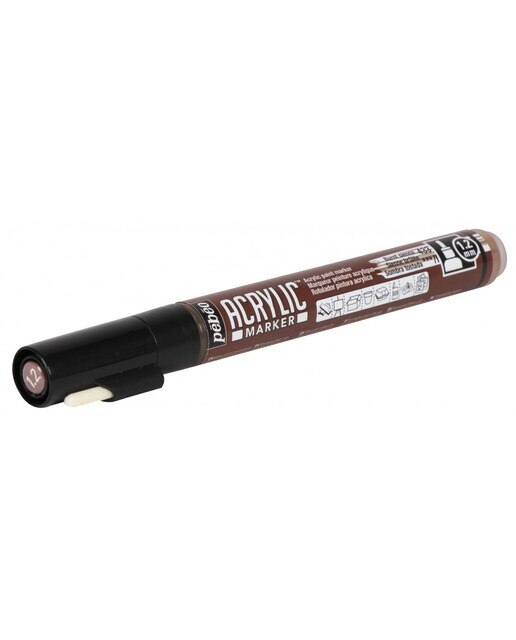 Marcador acrilico 1,2mm Pebeo siena quemado Siena torrado-3