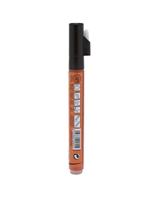 Marcador acrilico 4mm Pebeo laranja Laranja-4