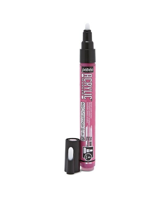Marcador acrilico 4mm Pebeo rosa Rosa-2