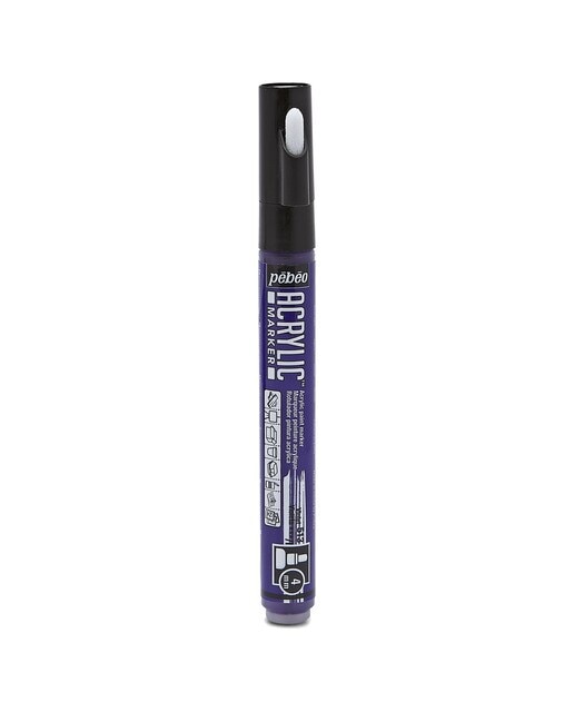 Marcador acrilico 4mm Pebeo violeta Violeta-1