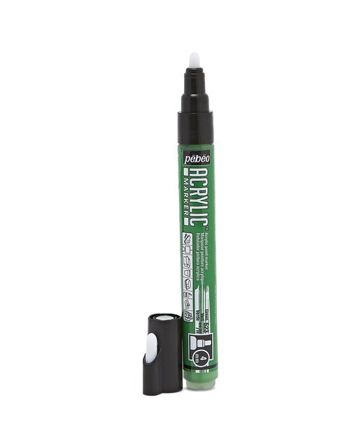 Marcador acrílico 4 mm Pebeo verde Verde-2